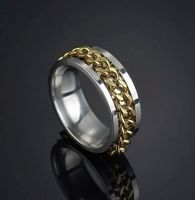EDELSTAHLRING, M.KETTENEINSATZ GR.8 NEU
