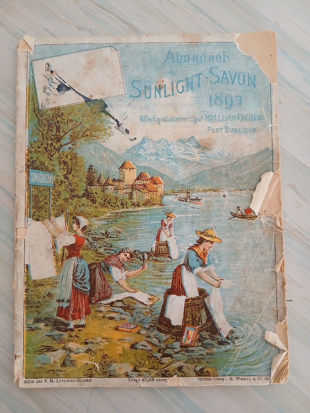 Bücher: Almanach Sunlight Savon 1897, rare! – Gebraucht aus Belfaux von frifri500
