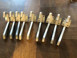 9 Stk. antike, grosse Garderobe Haken - Vintage