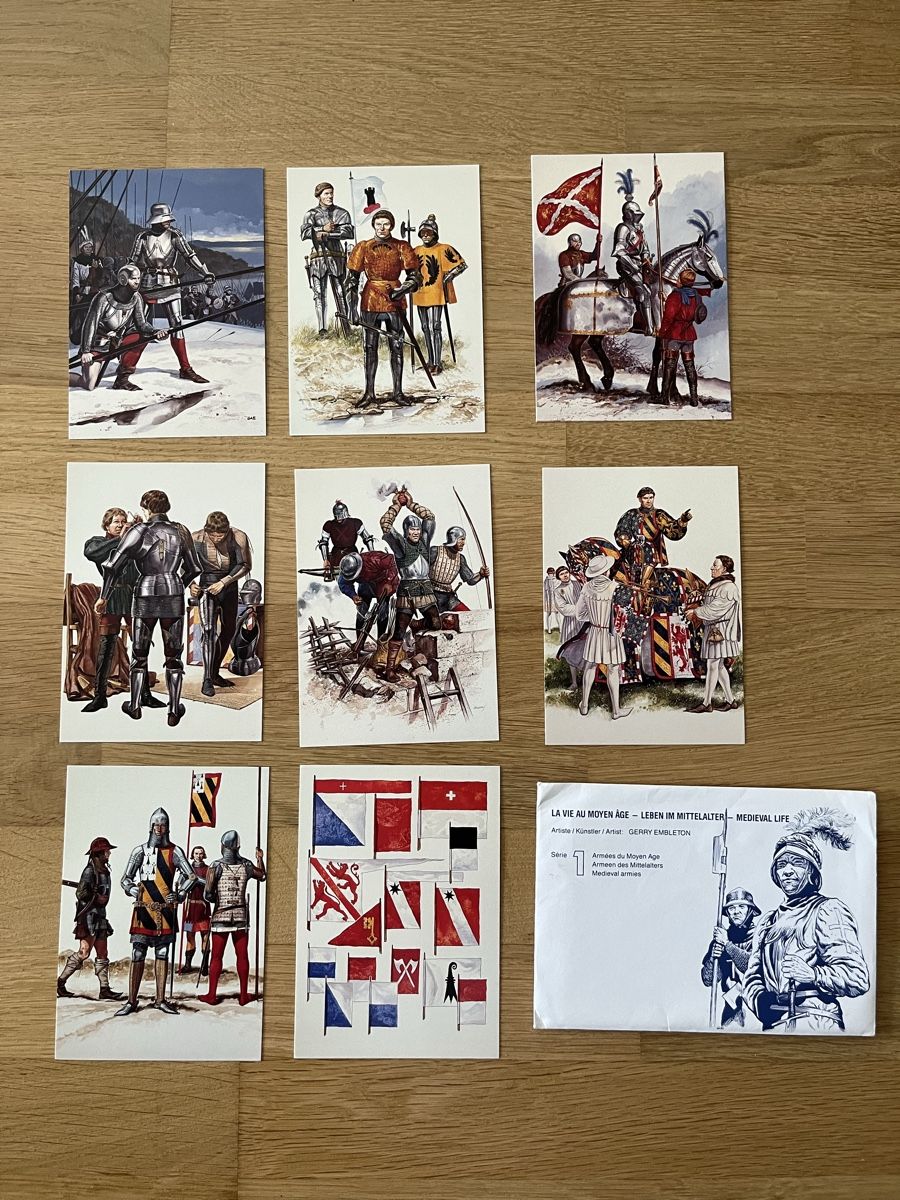 Foto & Immagini: Mittelalter-Postkarten, Serie 1 – Usato da Winterthur venduto da Tim_76
