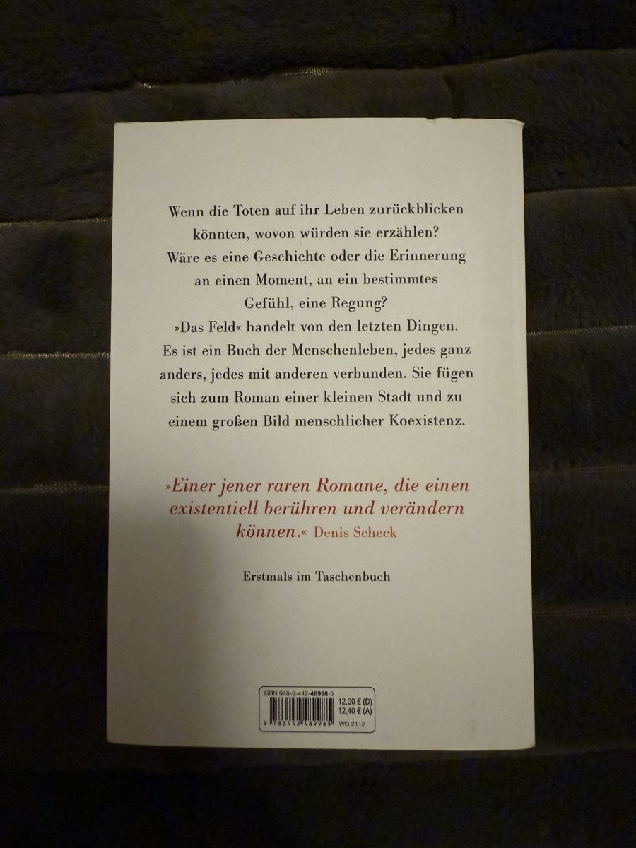 Bücher: Buch - Das Feld – Gebraucht aus Gossau SG von laura_dema 1