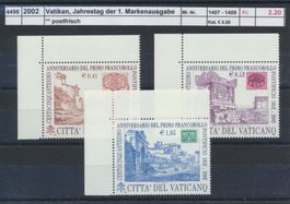 2002 Vatikan, "Jahrestag der 1. Markenausgabe", **postfrisch