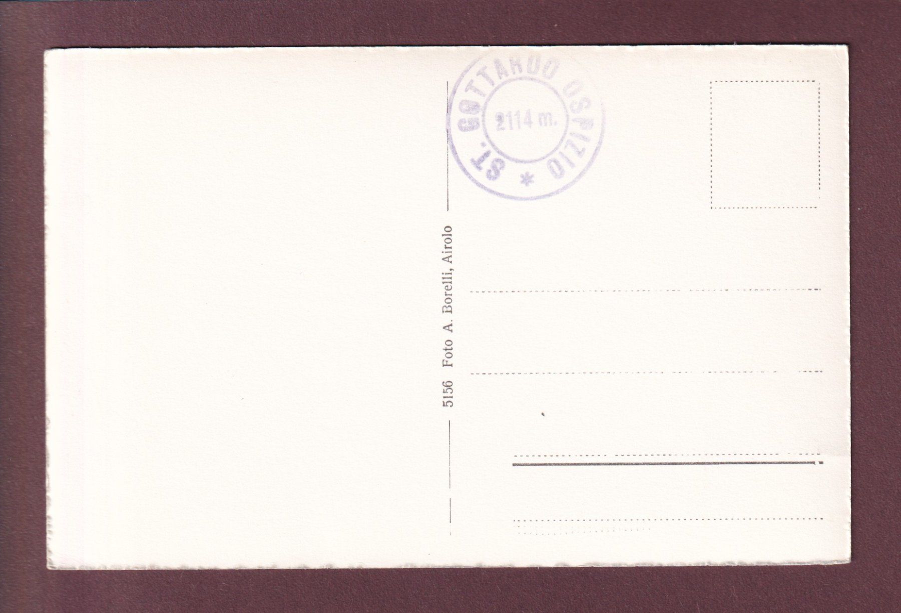Cartoline postali: GOTTHARD HOSPIZ - S. GOTTARDO – Usato da Pully venduto da nicecards 1