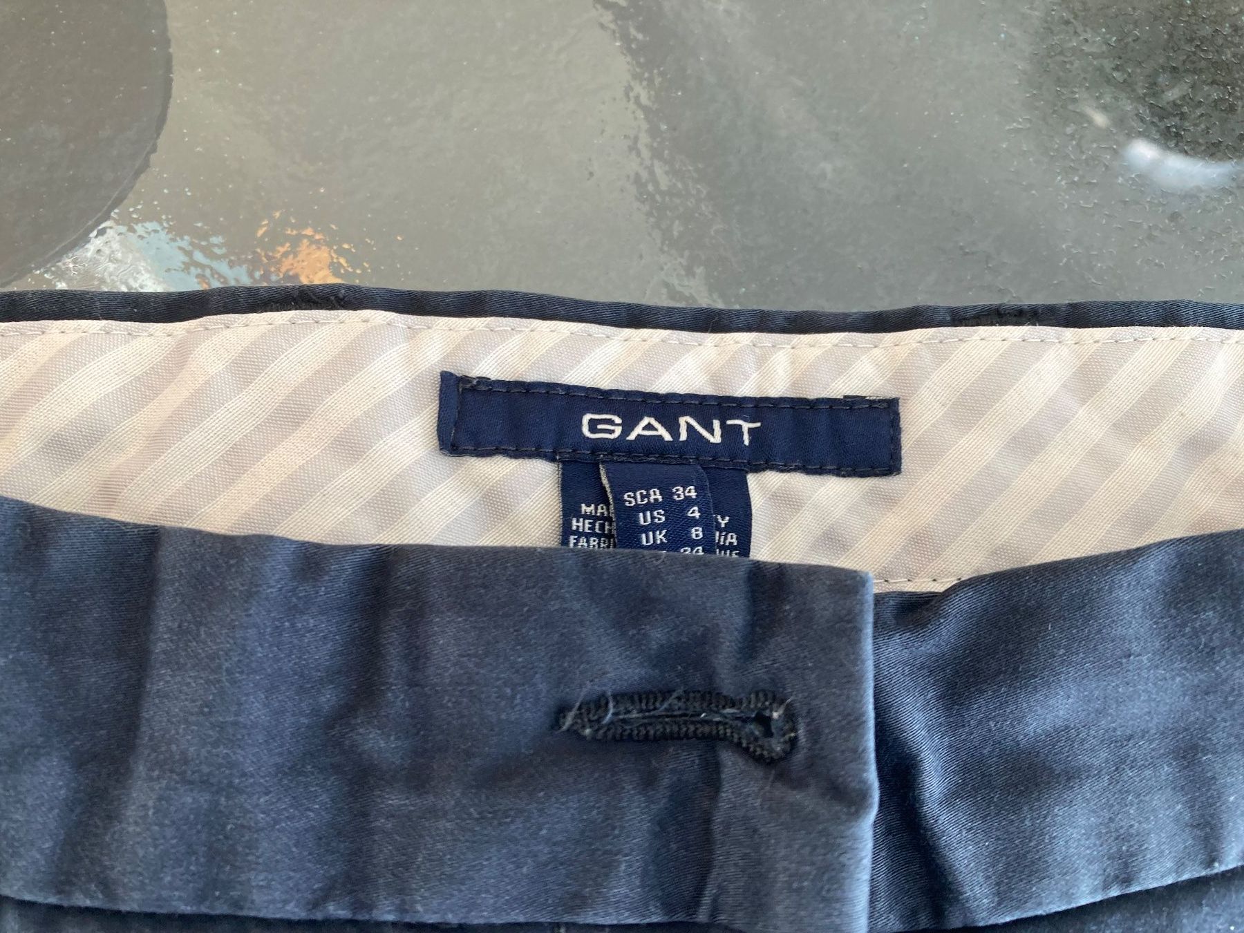 Gant Pantaloni: GANT SHORTS BERMUDA, GR. 34, NAVYBLAU, BAUMWOLLE – Usato da Zürich venduto da elegantissima2 2