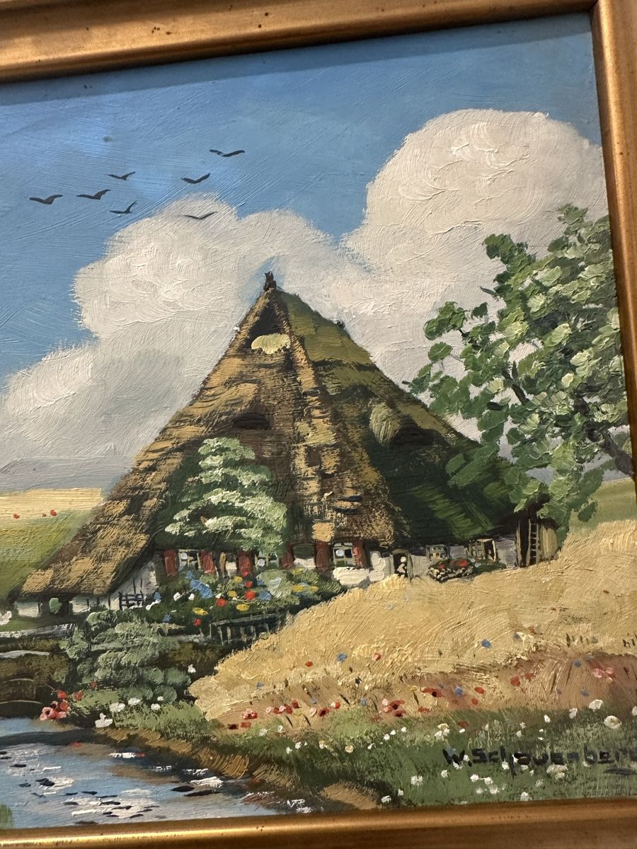 Gemälde: Ölgemälde "Bauernhaus" von Walter Schauenberg – Gebraucht aus Ebikon von Gaenggeliwaar 3