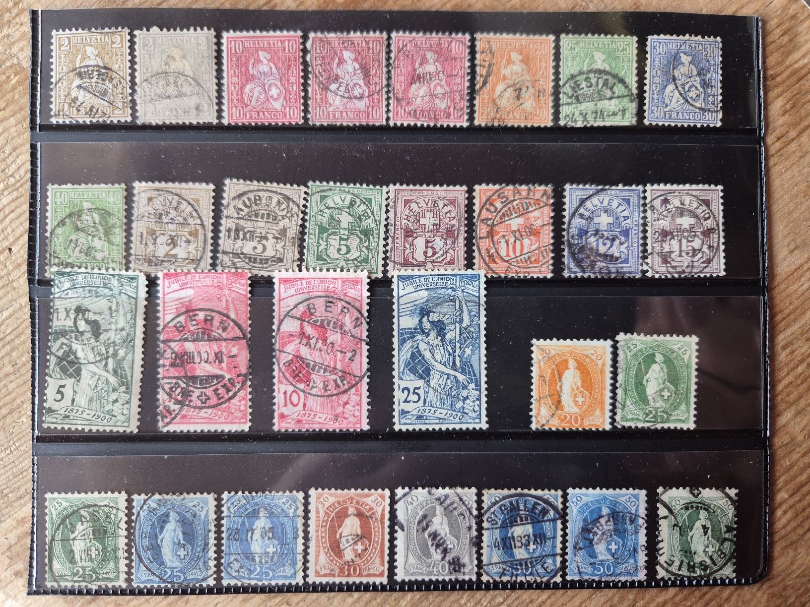 Alle Briefmarken: schönes altschweiz lot – Gebraucht aus Uznach von Fireblade7