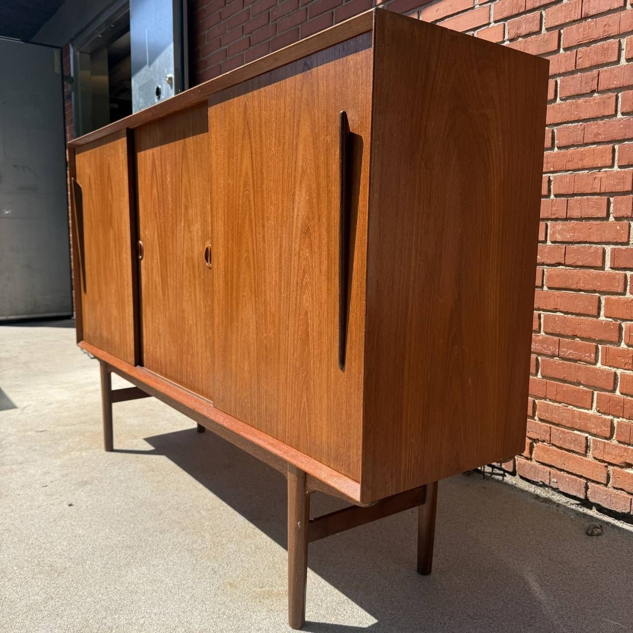 Cassettiere: Mid-Century Teak Sideboard Vintage Kommode #1 – Usato da Oberrieden venduto da Knut8 6