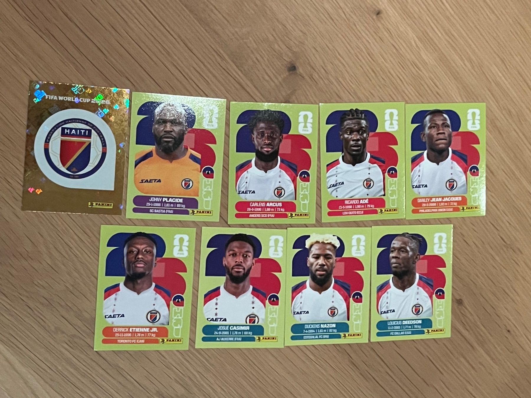Panini Carte collezionabili: Panini WM 2026 Sticker Haiti – Nuovo e nell'imballaggio originale da Luzern venduto da strandbar90