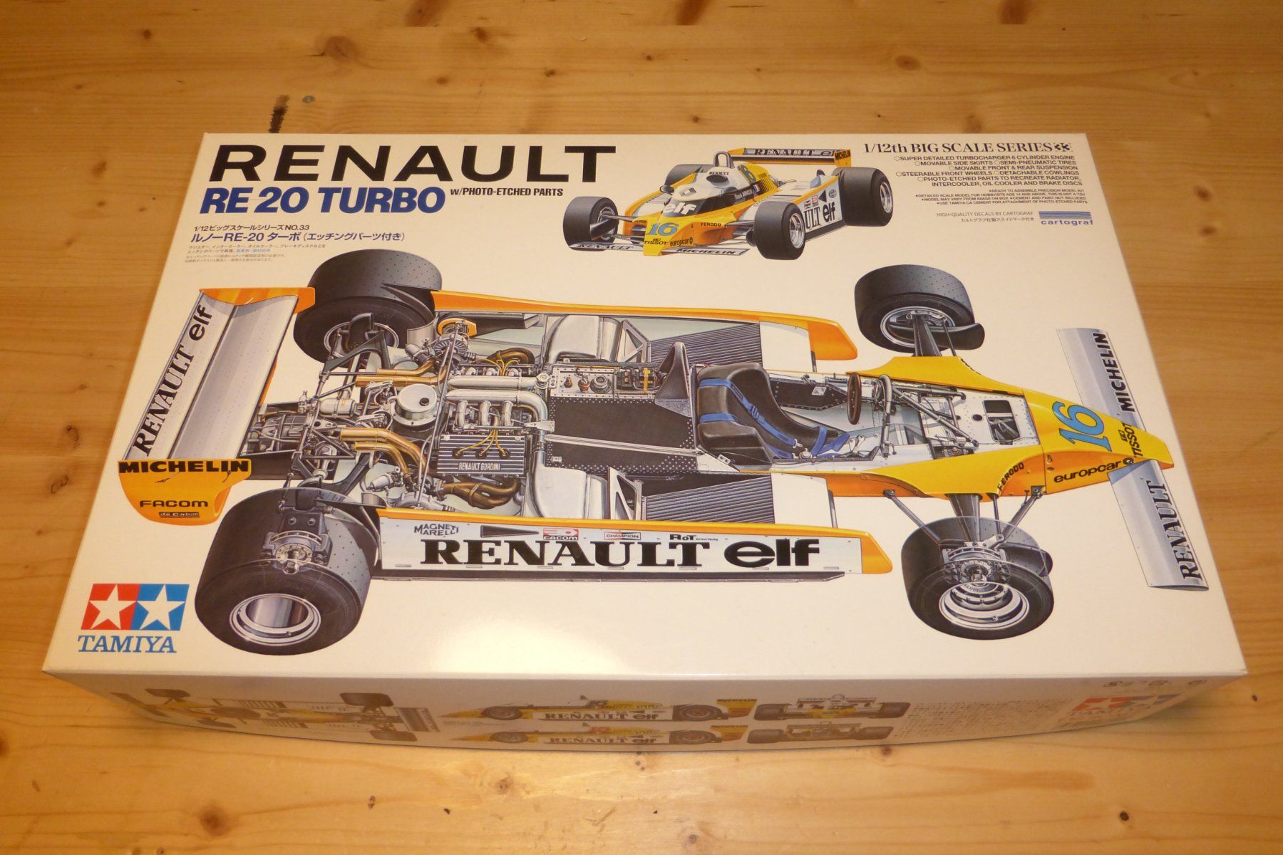 Tamiya Modellautos: Tamiya 1:12 Renault RE 20 – Gebraucht aus Gempen von Smokie72