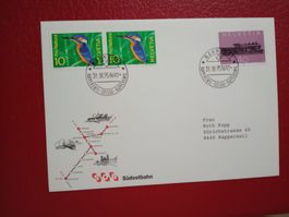 Sonderbrief Südostbahn Bahnpost Stempel 1995