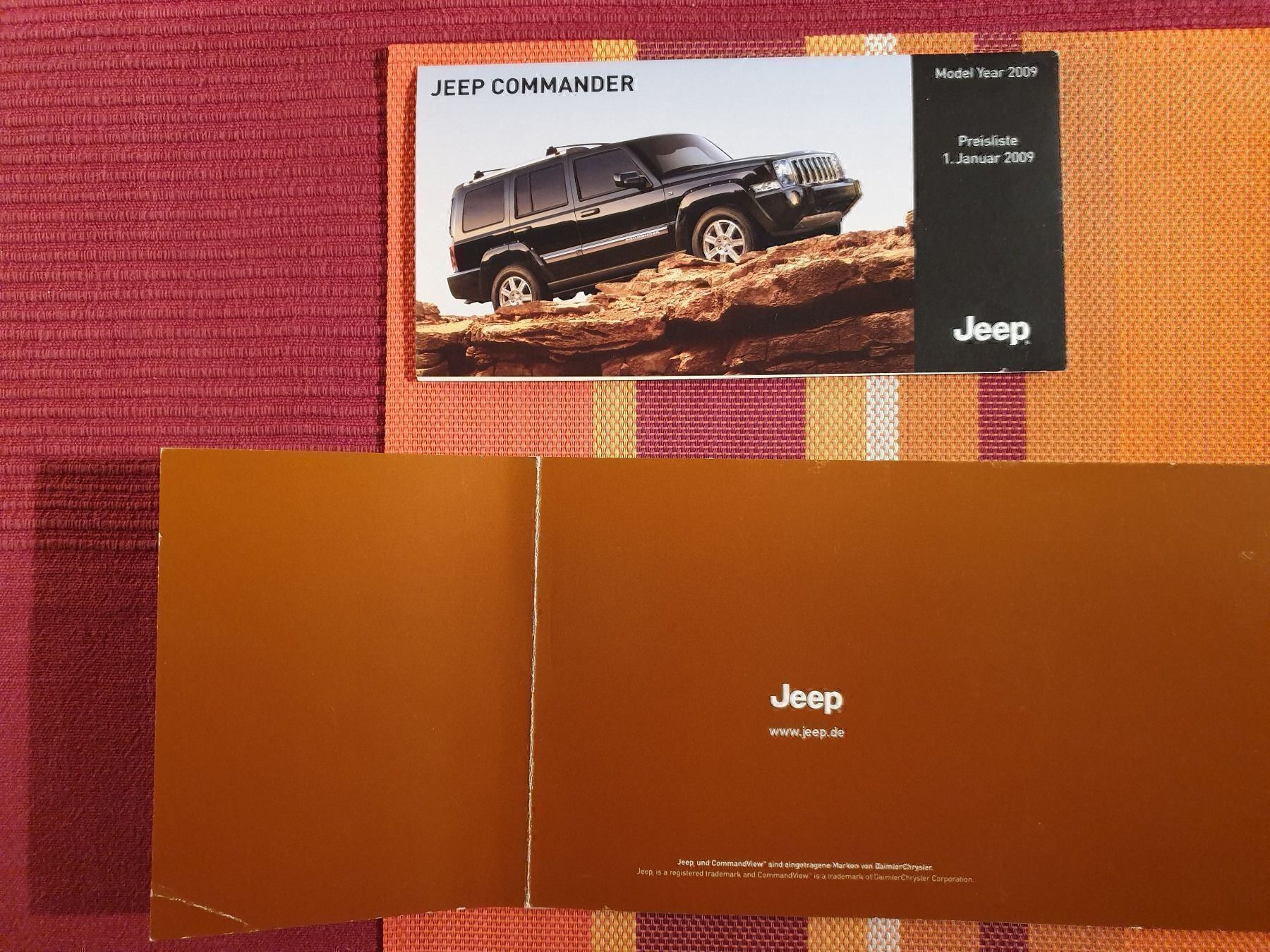Zeitschriften & Magazine: JEEP COMMANDER 2009 - Prospekt / Broschüre – Gebraucht aus Viganello von CARLiteratur 4