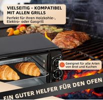 5er Grillmatten , PFOA BBQ Grillfolie für Gasgrill，Holzkohle