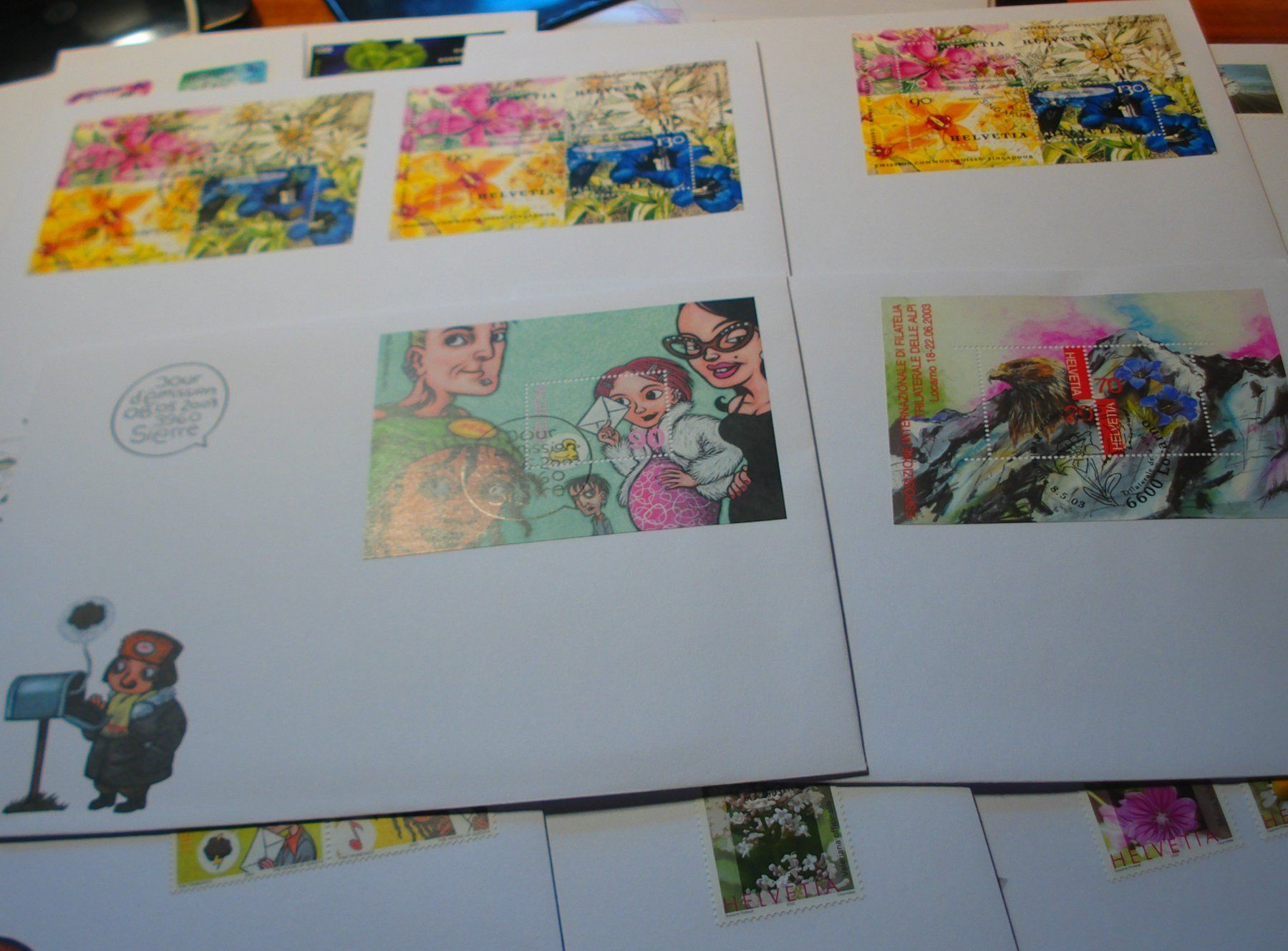 Tous les timbres: Set FDC 2003, 21Belege – D'occasion à Niederwil AG par morostahu 2