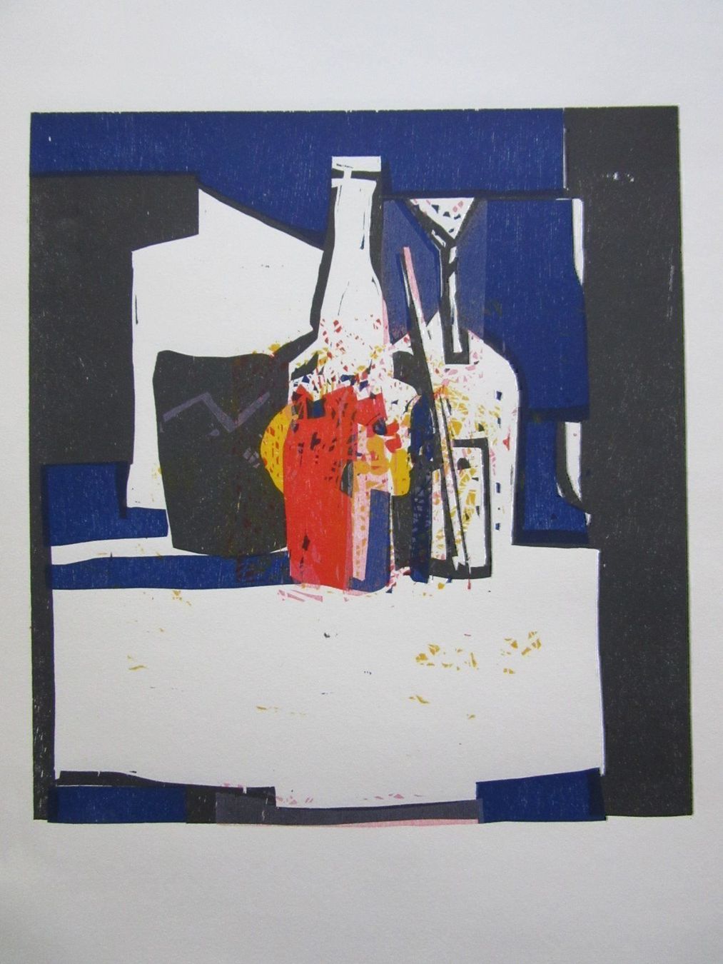 Xilografie: KÜENZI RUDOLF ORIGINAL HOLZSCHNITT – Usato da Gersau venduto da kunst-online 1