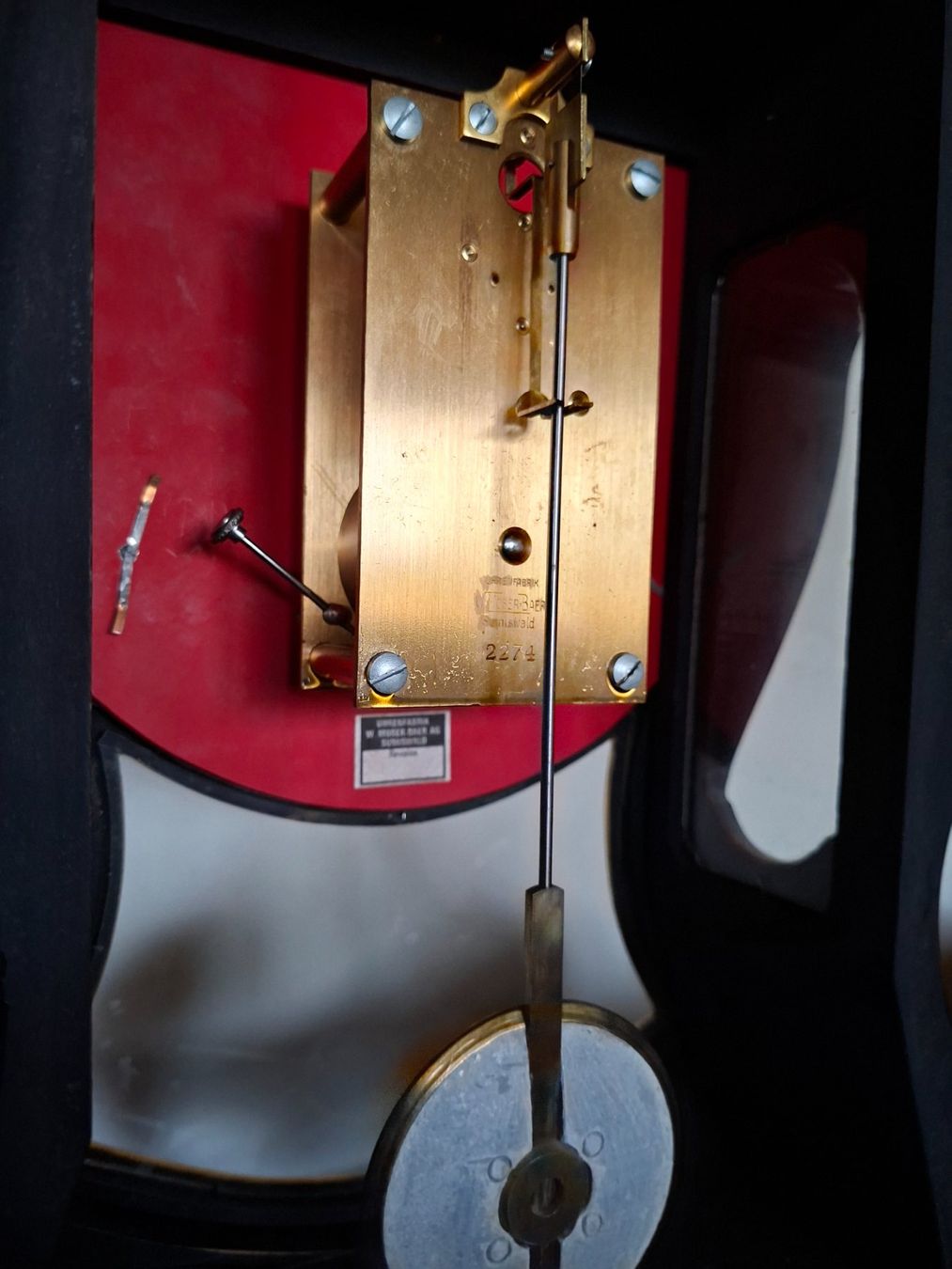 Orologi da terra & Orologi da parete: Antike Wanduhr mit Pendel, handbemalt, Sumiswald – Difettoso da Boll venduto da romanm0 7