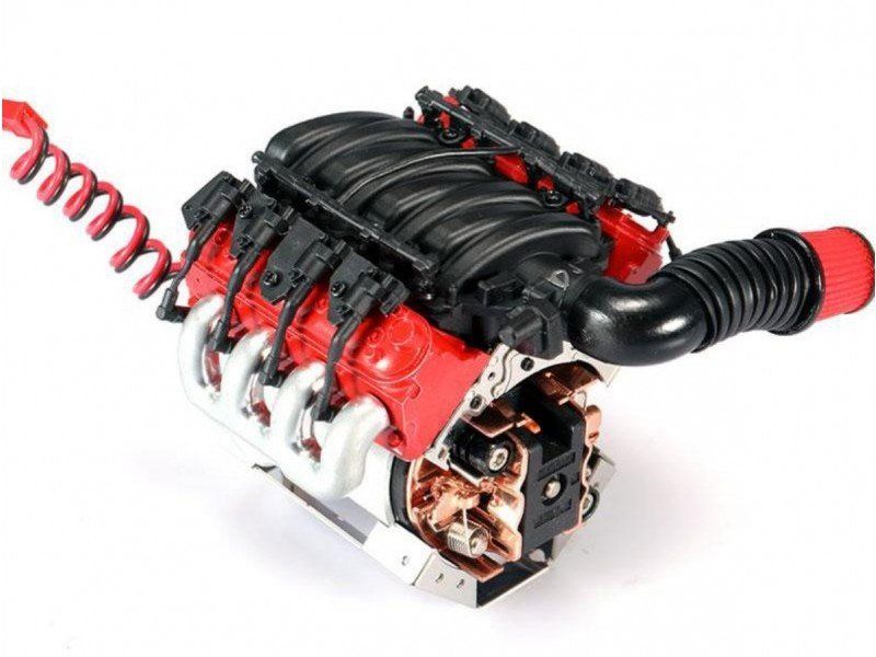 Team DC Scale Engine LS3 V8 6.2L with Cooling Fan (Neu und ...