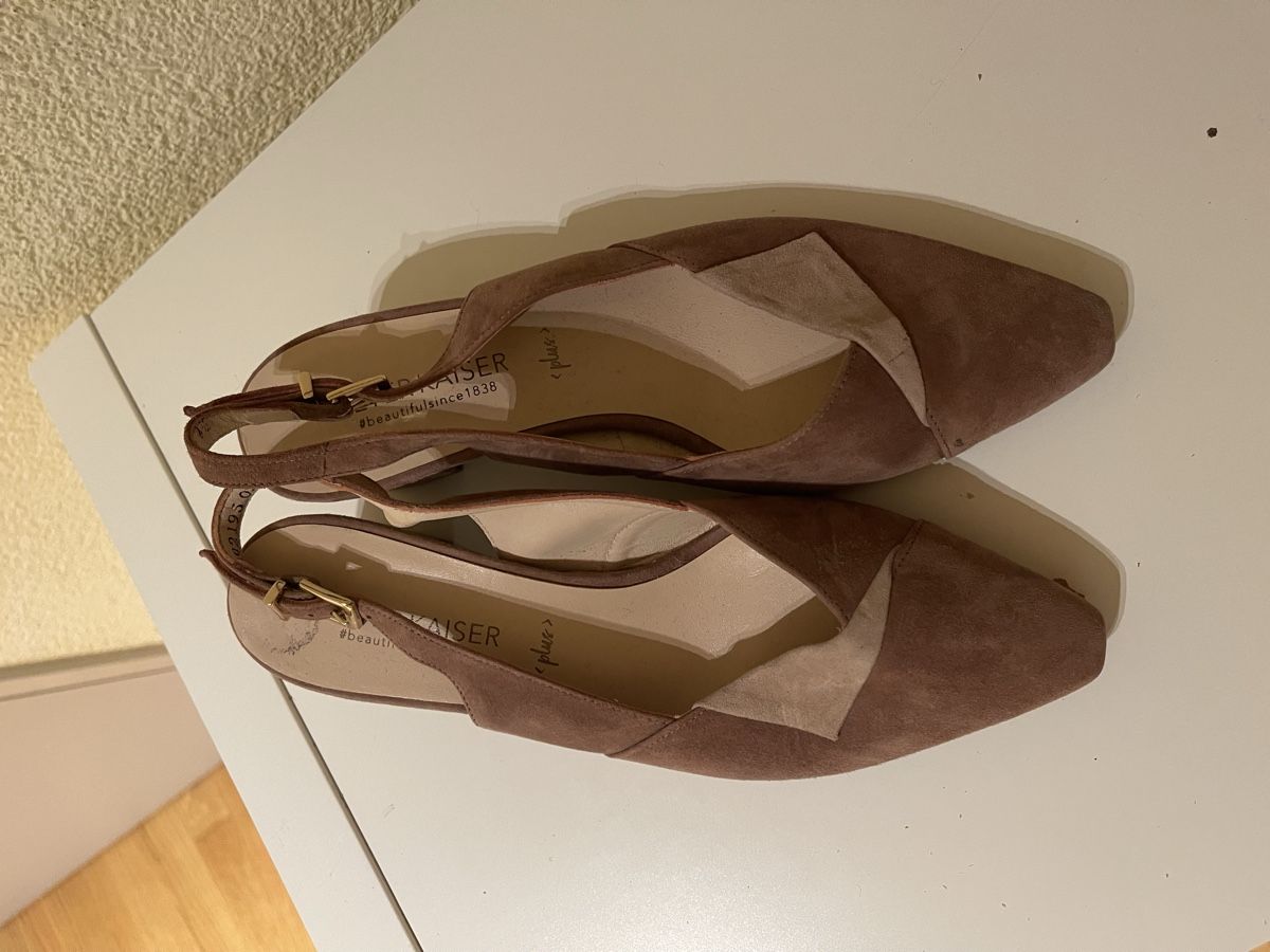 Scarpe da donna: Peter Kaiser Slingpumps Veloursleder37 – Nuovo (secondo la descrizione) da Riehen venduto da katep75