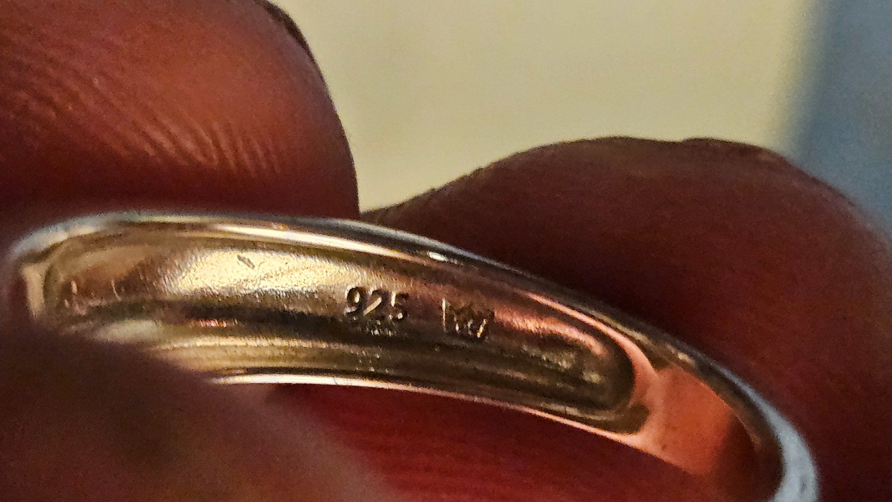 Anelli: Silberperlring 925 Vintage, Durchmesser 2cm – Usato da Feldbrunnen venduto da Kolosseum111 2