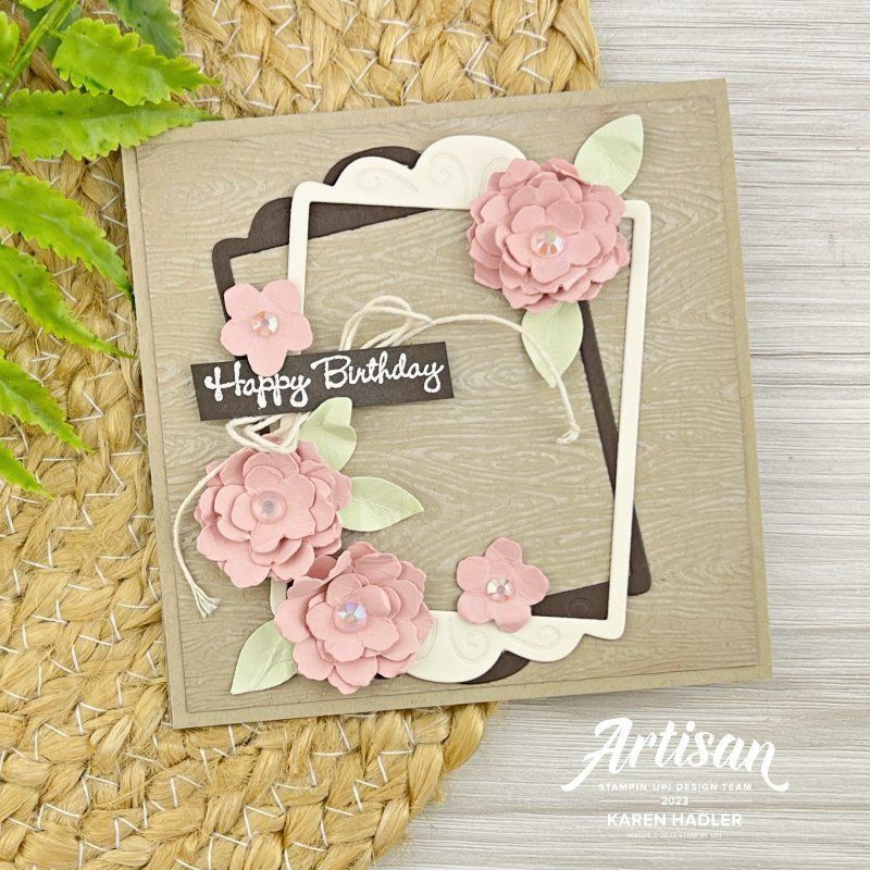 Stampin' up! Sciablone: Handstanze "Blühender Park" von Stampin up – Nuovo e nell'imballaggio originale da Frauenkappelen venduto da 77Adi 4