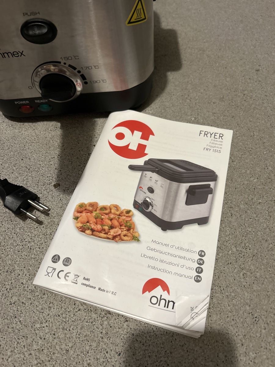 Ohmex Elettrodomestici da cucina: Fritteuse, wenig gebraucht, Top Zustand, Schnäppchen! – Usato da Siebnen venduto da schnell05 1
