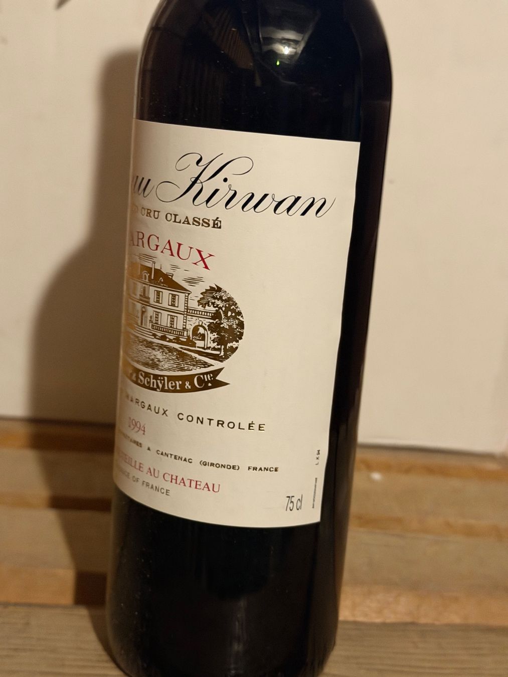 Vino: Château KIRWAN 1994 Margaux – Nuovo (secondo la descrizione) da Roche VD venduto da avediscipule 4