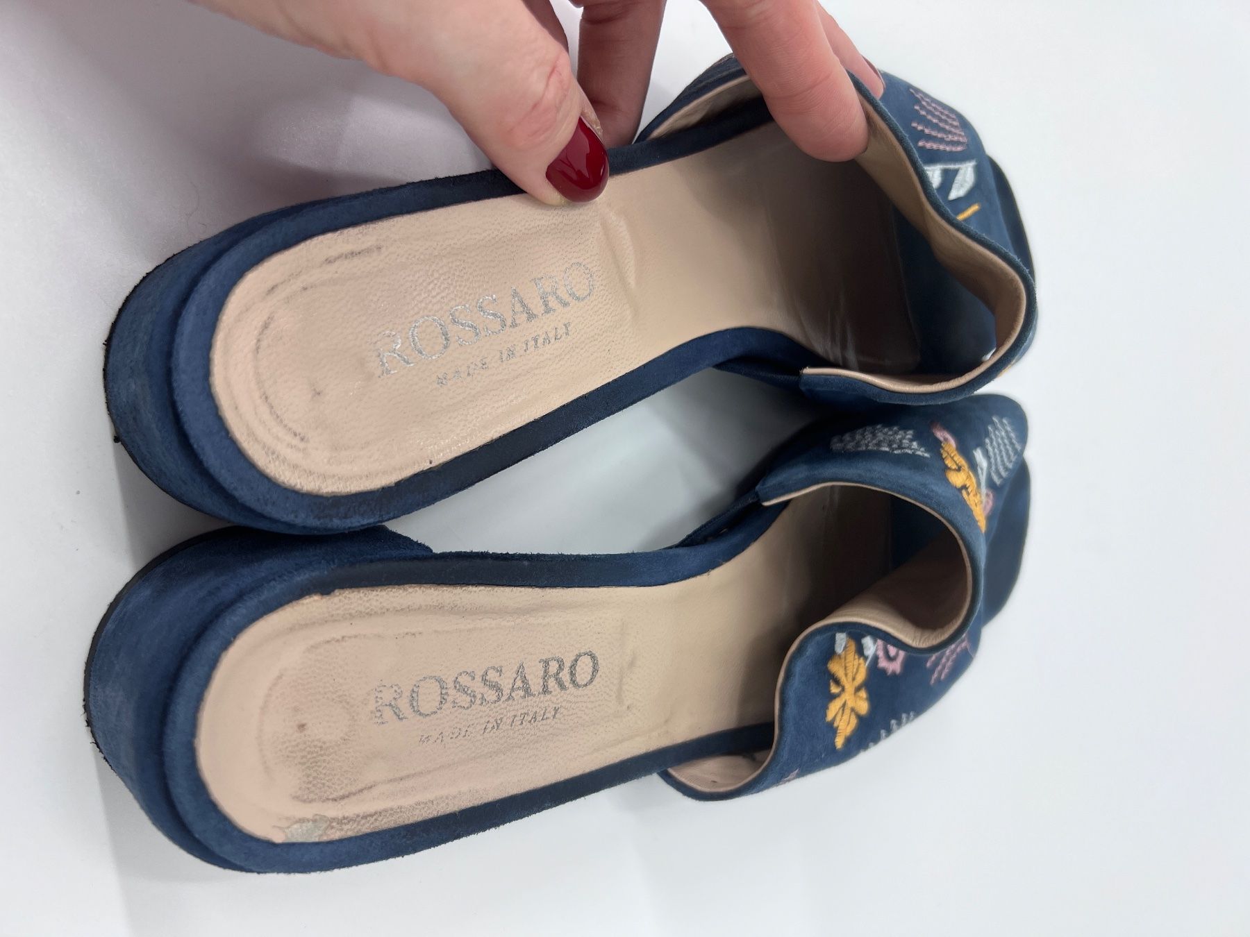 Scarpe da donna: Denim Flip Flop, Gr. 45 – Usato da Altendorf venduto da Ro 7