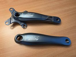 Unbenützter Shimano Deore LX Kurbelarm FC-M572 li und re