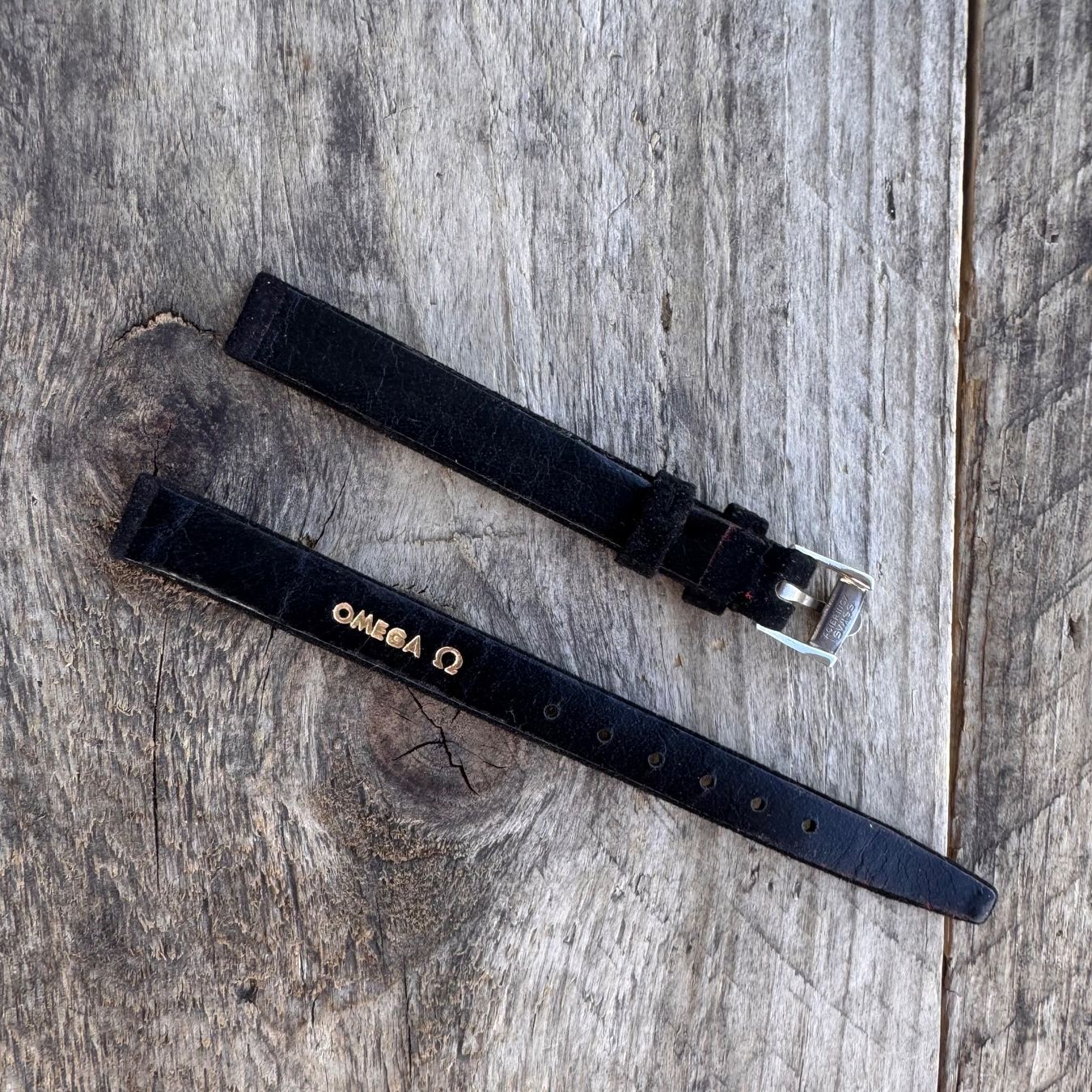 Omega Montres: Vintage Omega watch strap with buckle 9mm – Neuf (Voir description) à Arzier-Le Muids par Avanna 2