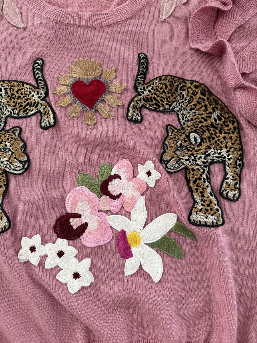 Maglioni & Felpe: Damen Pullover mit Leoparden Gr. S – Usato da Richterswil venduto da KAYLEIGH_77 1