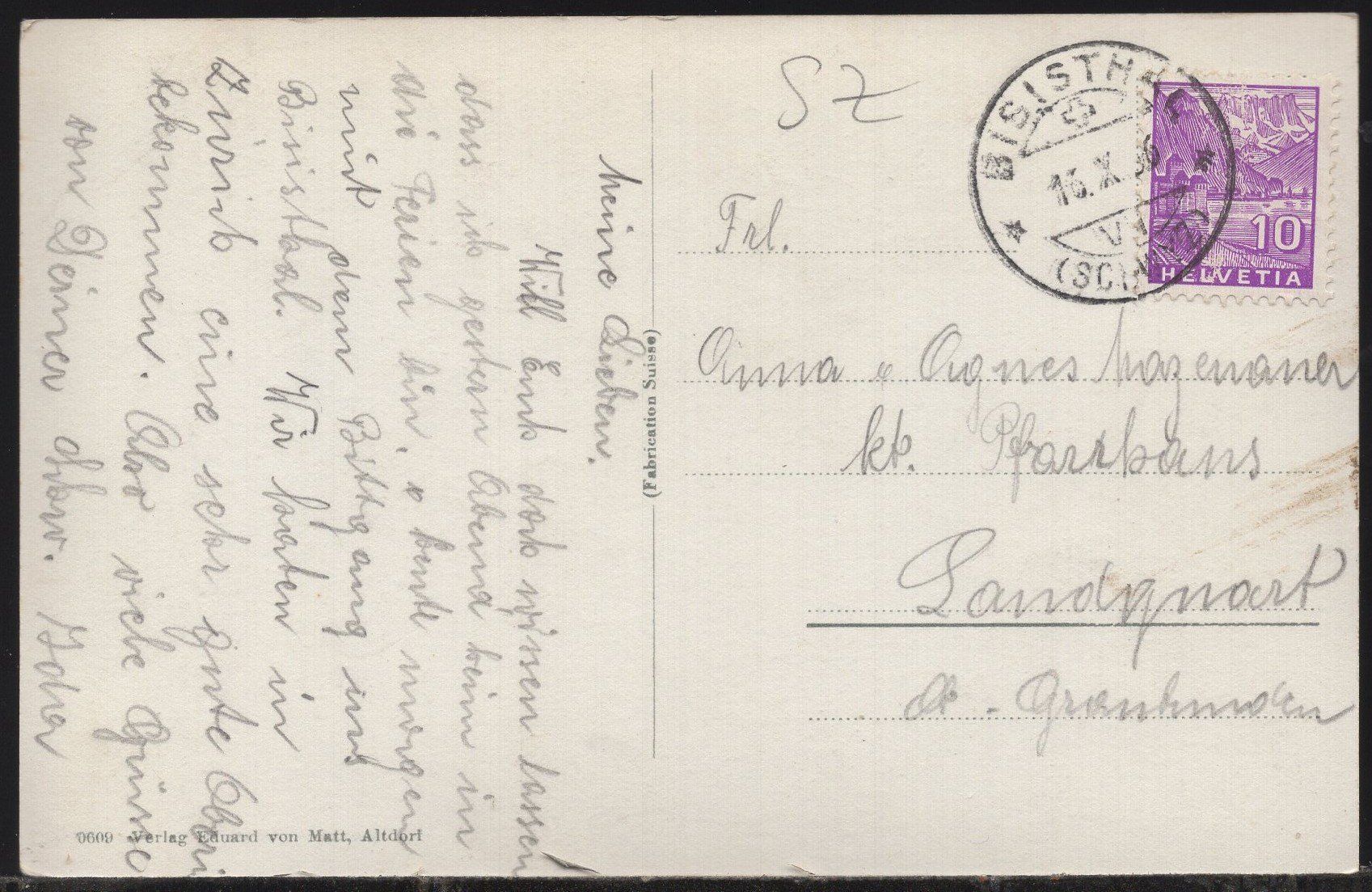 Cartoline postali: Weg  ins  Biesenthal   1936 – Usato da Aarau venduto da kufi44 1