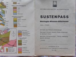 Schweiz. Alpenposten Sustenpass Meiringen-Wassen-Göschenen