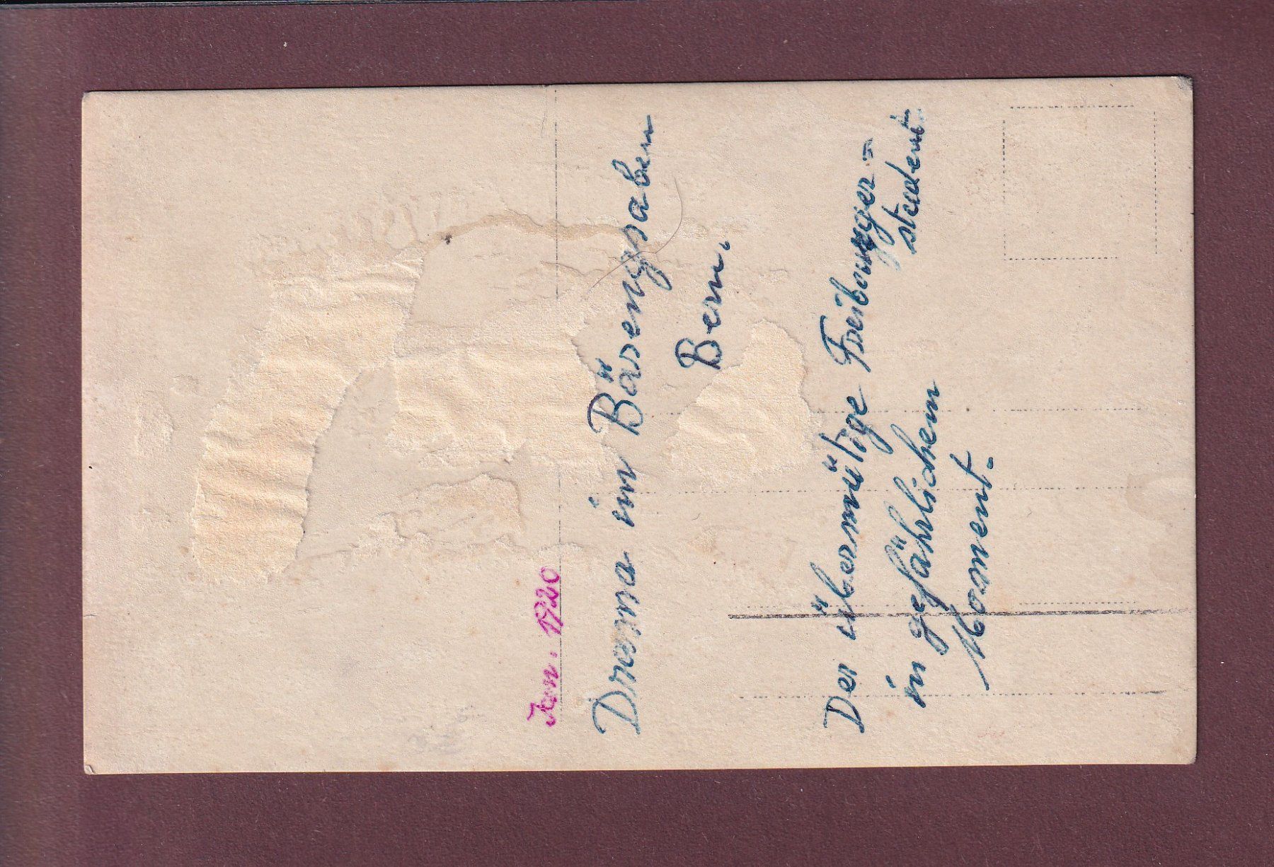 Cartoline postali: BERN - Bärengraben - Drama - 1920 – Usato da Pully venduto da nicecards 1