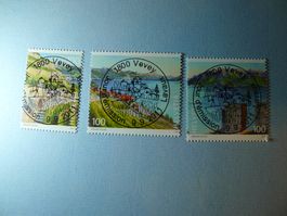 2011 Sondermarken Lavaux ET Vollstempel 1397-1399