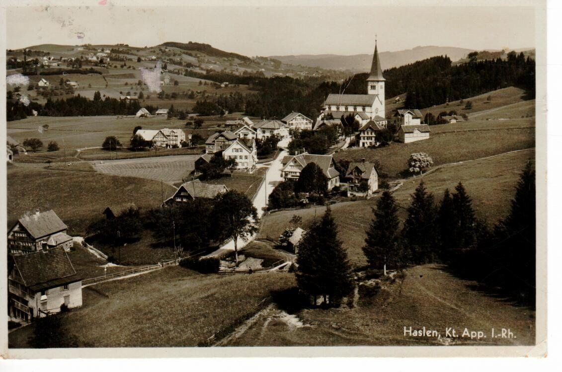 Ansichtskarten: Haslen App. – Gebraucht aus Wolhusen von Curver9