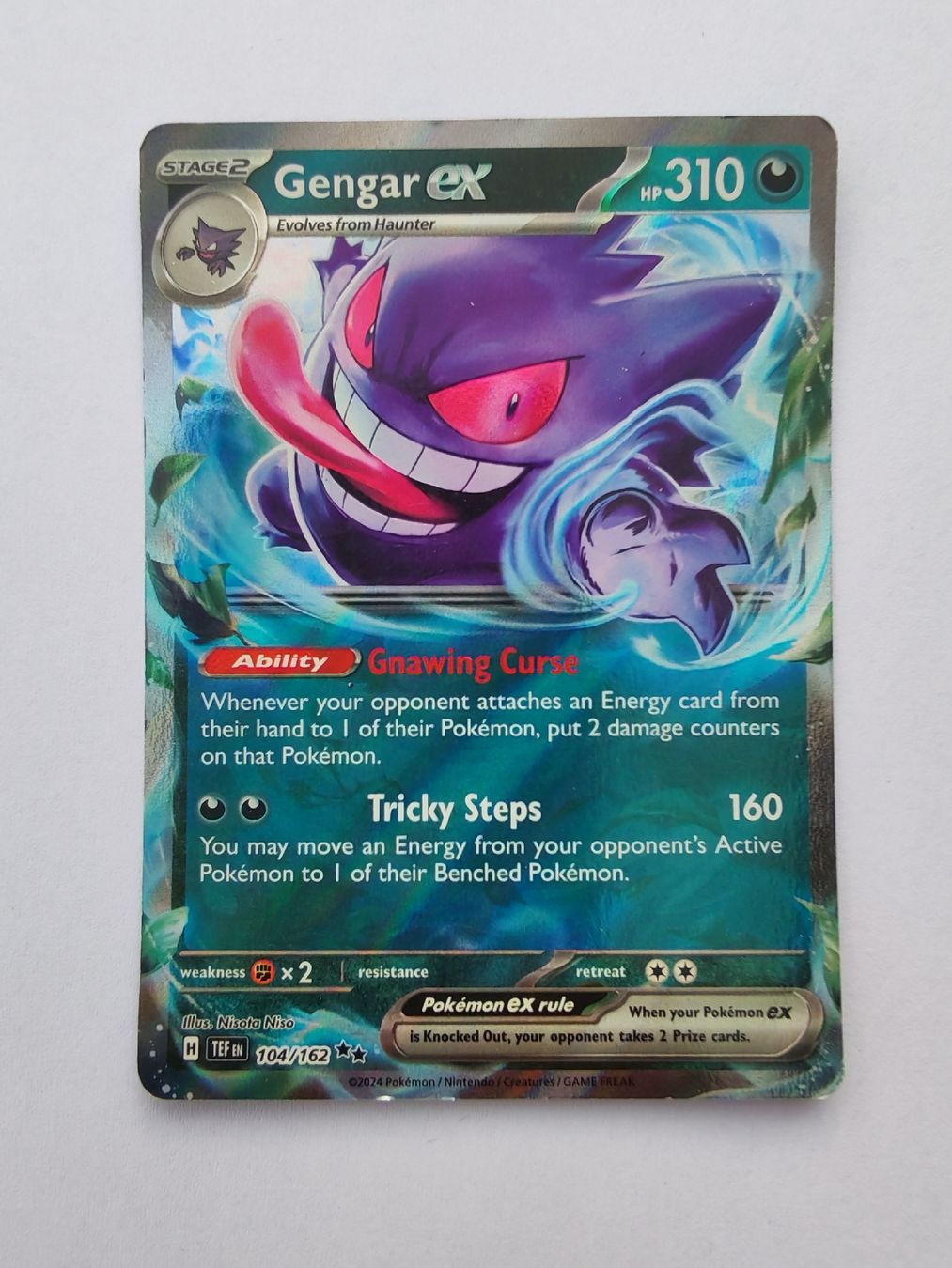Pokémon Sammelbilder & Trading cards: Pokémon Gengar ex 310 104/162 – Gebraucht aus Huttwil von brigi87