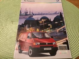 VW T4 Transporter Verkaufsprospekt 40 Seiten Juli 2000