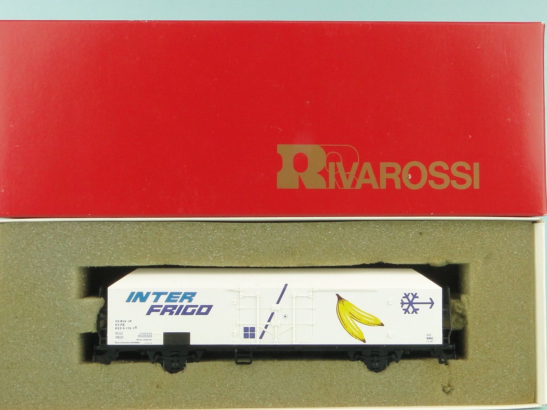 Rivarossi Modellini di ferrovie: Rivarossi 2445 H0 FS Interfrigo – Usato da Bülach venduto da cann11 3