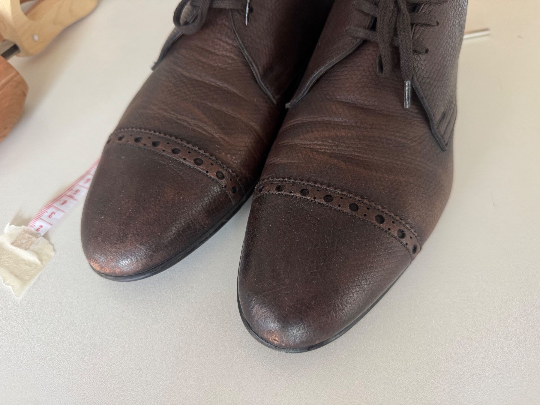 Bally Scarpe da uomo: BALLY Herren-Schnürschuhe Original, Gr. 42, Leder, Braun – Usato da Klingnau venduto da Pfidico 4