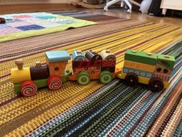 Holzzug Kinder Spielzeug 