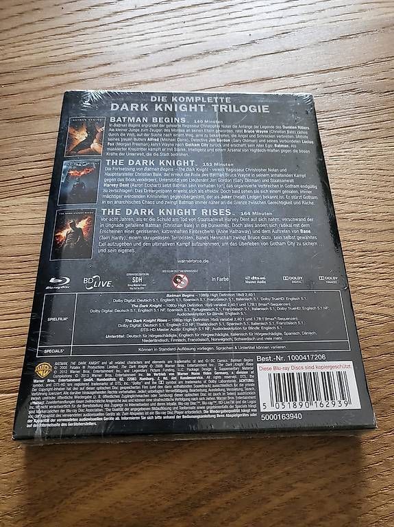 Alle DVDs: The Dark Night Triologie | BlueRay – Gebraucht aus Dübendorf von ani_gxt7 1
