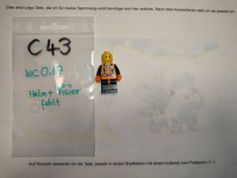 Legofigur  wc017	 Coast Guard World City - ohne Helm  /C43