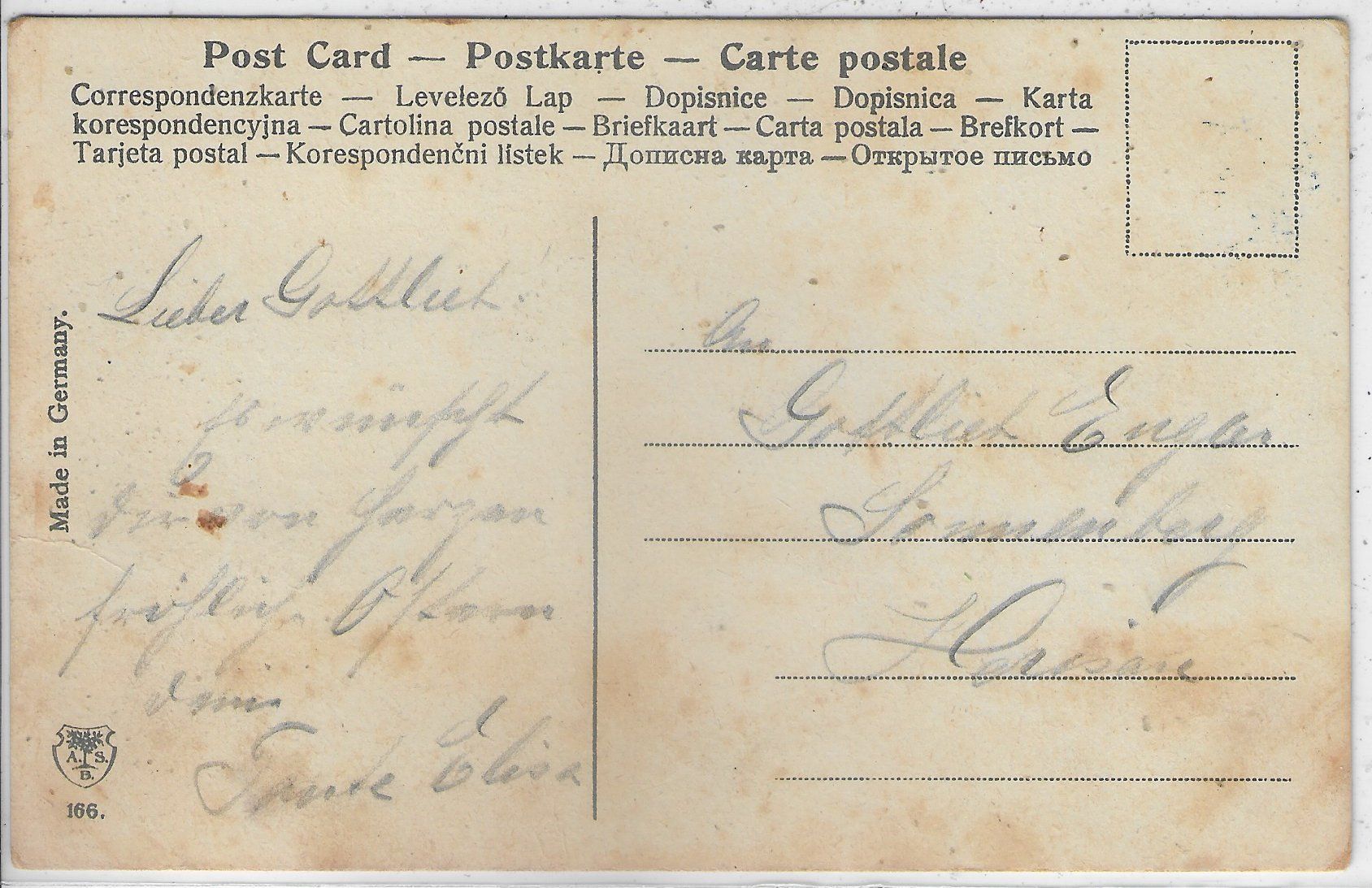 Cartes postales: Fröhliche Ostern - Engel im Glockenturm - Litho – D'occasion à Ettingen par Kartenplanet 1