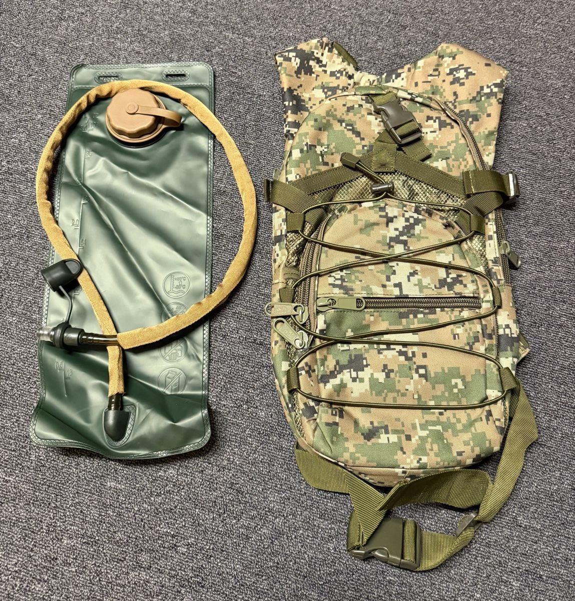 Zaini: Trinkrucksack Army Camouflage 3L – Usato da Bauma venduto da Shotgunmann