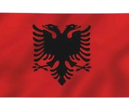 Grosse Albanien Flagge 90x60cm