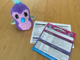 Hatchimals HatchiBabies Pinguin lila voll funktionsfähig