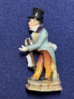 Porzellanfigur Dandy mit Zylinder, Rarität !