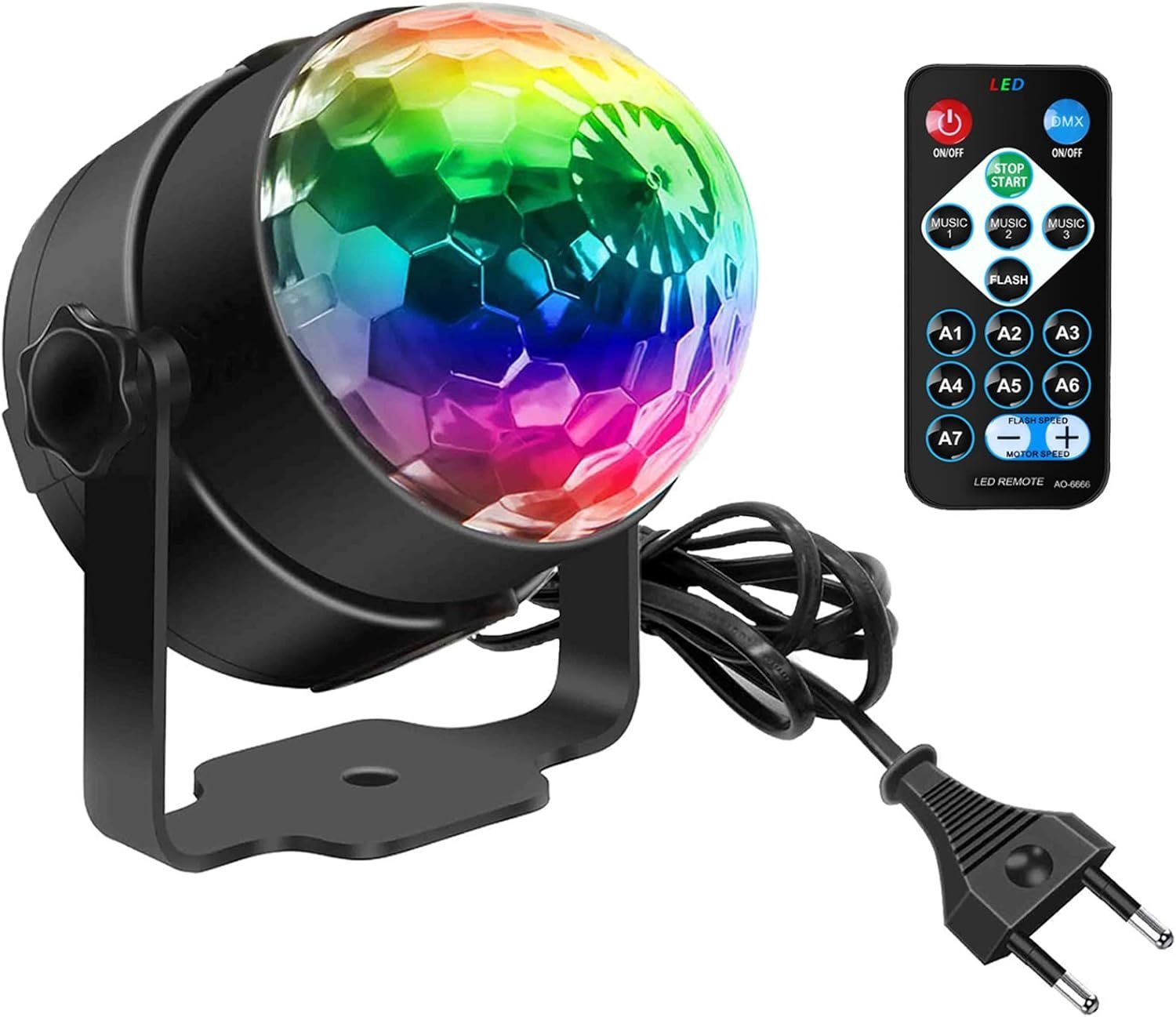 Lampes: LED Discokugel Musikgesteuert – Neuf avec emballage d'origine à Hundwil par pak_7zvn