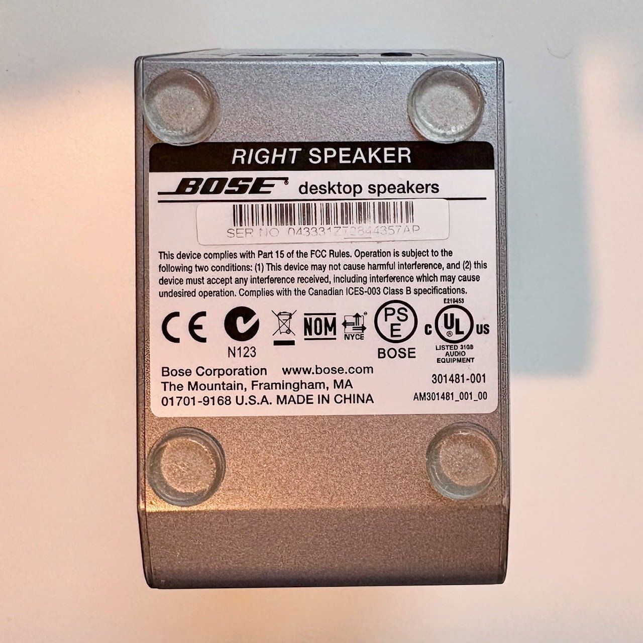 Bose Lautsprecher: Bose desktop speakers for PC / Laptop – Gebraucht aus Horw von  2