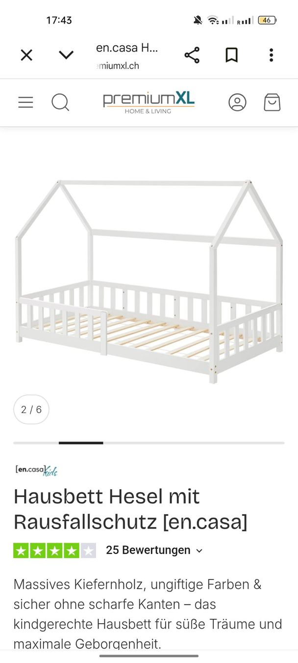 Letti: Kinder bett – Usato da Chur venduto da lor_59tb