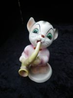 Katze mit Saxophon